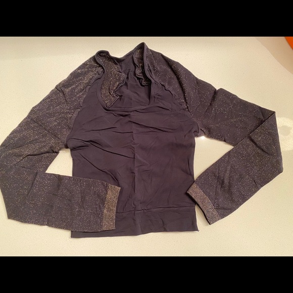 Spanx Arm Tights Layering Piece Gold Shimmer M - Picture 5 of 7